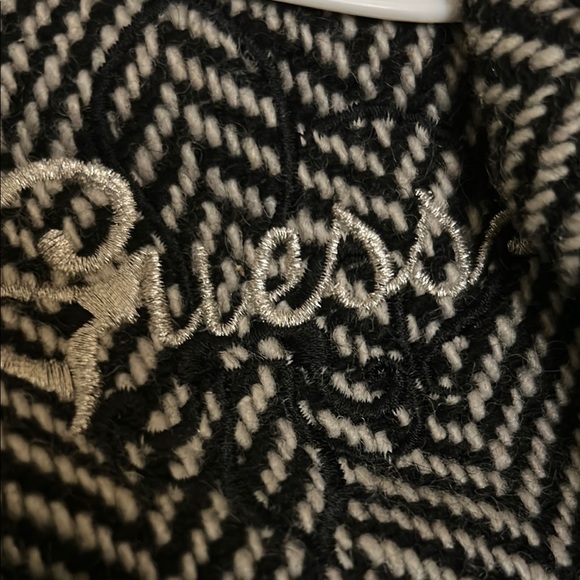 Guess Black and Gray Teddy Jacket with Hood - Picture 2 of 6